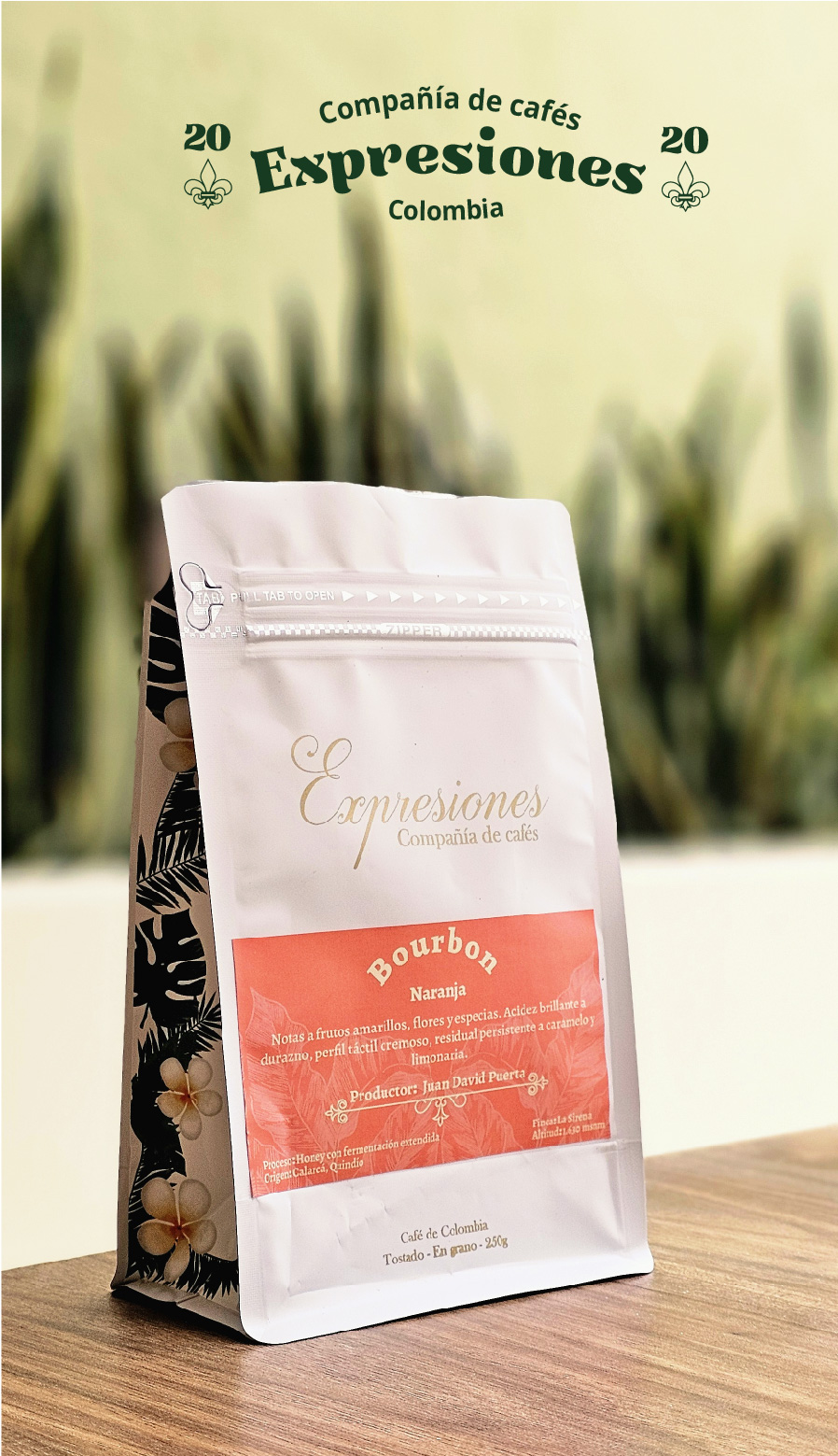 Expresiones Bourbon Naranja 250g bag