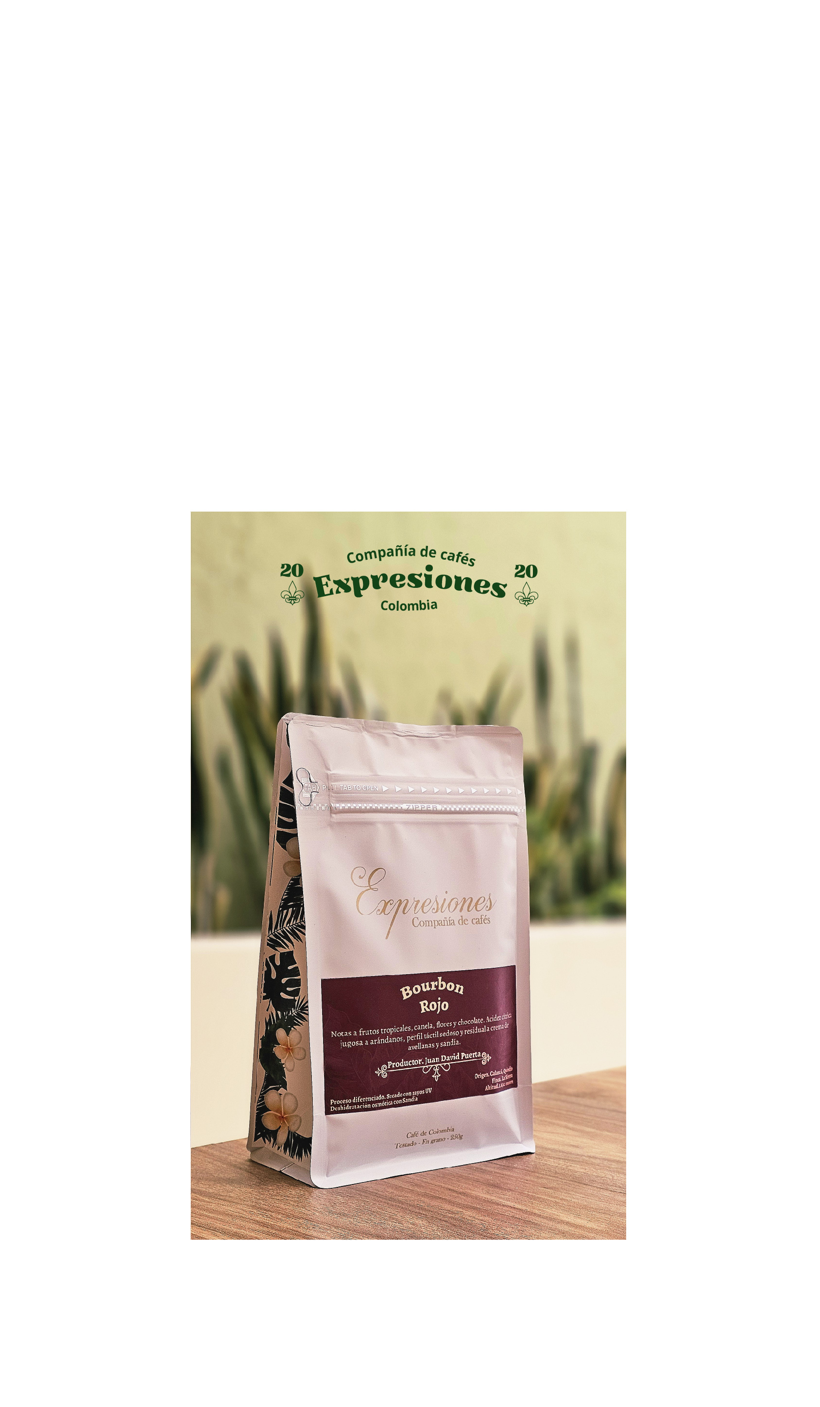 Expresiones Bourbon Rojo 250g bag